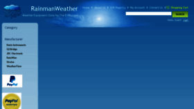 What Rainmanweather.com website looked like in 2018 (5 years ago)