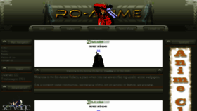 What Ro-anime.net website looked like in 2018 (7 years ago)
