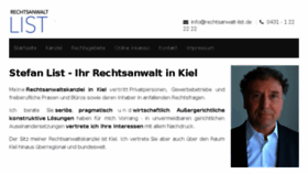 What Rechtsanwalt-list.de website looked like in 2018 (7 years ago)