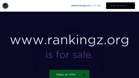 What Rankingz.org website looked like in 2018 (5 years ago)