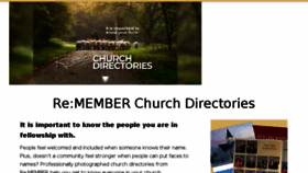What Rememberchurchdirectories.com website looked like in 2018 (5 years ago)