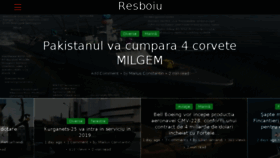 What Resboiu.ro website looked like in 2018 (5 years ago)