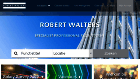 What Robertwalters.nl website looked like in 2018 (5 years ago)