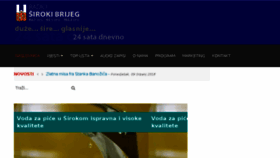 What Radiosirokibrijeg.com website looked like in 2018 (5 years ago)
