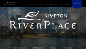What Riverplacehotel.com website looked like in 2018 (5 years ago)
