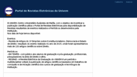 What Revista.univem.edu.br website looked like in 2018 (5 years ago)