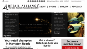 What Retailalliance.com website looked like in 2018 (5 years ago)