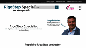 What Rigostepspecialist.nl website looked like in 2018 (5 years ago)