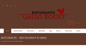 What Ristorante-gallo-rosso.com website looked like in 2018 (5 years ago)