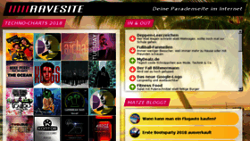 What Ravesite.de website looked like in 2018 (5 years ago)