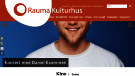 What Raumakulturhus.no website looked like in 2018 (5 years ago)