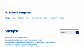 What Robertbergman.cz website looked like in 2018 (5 years ago)