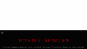 What Retraite-a-maurice.com website looked like in 2018 (5 years ago)