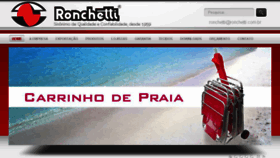 What Ronchetti.com.br website looked like in 2018 (5 years ago)