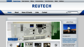 What Reutech.co.za website looked like in 2018 (5 years ago)