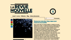 What Revuenouvelle.be website looked like in 2018 (5 years ago)