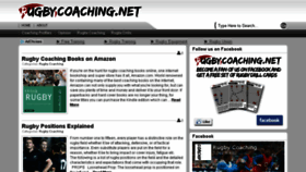 What Rugbycoaching.net website looked like in 2018 (5 years ago)