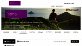 What Ritmo.clubeben.com.br website looked like in 2018 (5 years ago)
