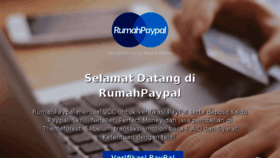 What Rumahpaypal.com website looked like in 2018 (5 years ago)
