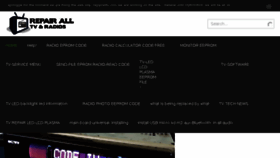 What Repairalltv.com website looked like in 2018 (5 years ago)
