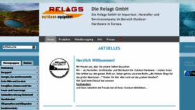 What Relags.de website looked like in 2018 (5 years ago)
