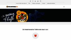 What Roundtable.nl website looked like in 2018 (5 years ago)