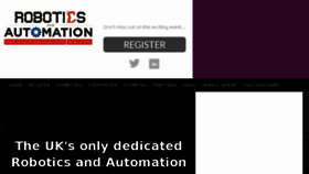 What Roboticsandautomation.co.uk website looked like in 2018 (5 years ago)