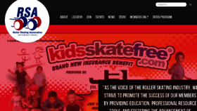 What Rollerskating.com website looked like in 2018 (5 years ago)