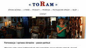 What Ramy-toram.pl website looked like in 2018 (7 years ago)