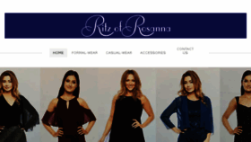 What Ritzofrosanna.com.au website looked like in 2018 (5 years ago)