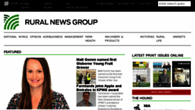 What Ruralnewsgroup.co.nz website looked like in 2018 (5 years ago)