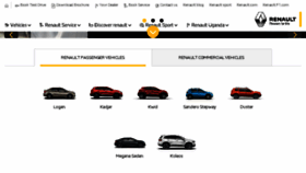 What Renault.co.ug website looked like in 2018 (5 years ago)