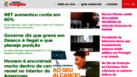 What Radioevangelho.com website looked like in 2018 (5 years ago)
