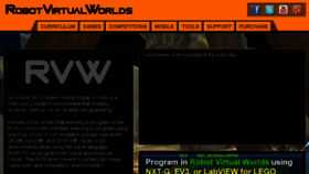 What Robotvirtualworlds.com website looked like in 2018 (5 years ago)