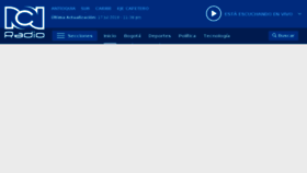 What Rcnradio.com.co website looked like in 2018 (5 years ago)