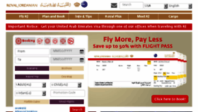 What Royaljordanianairlines.com website looked like in 2018 (5 years ago)