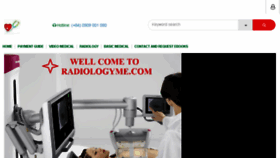 What Radiologyme.com website looked like in 2018 (5 years ago)