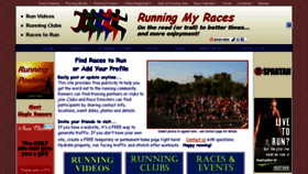 What Runningmyraces.com website looked like in 2018 (5 years ago)