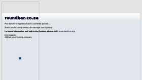 What Roundbar.co.za website looked like in 2018 (7 years ago)