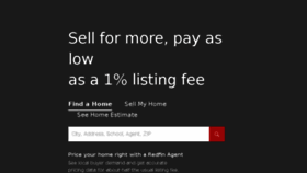 What Redfin.com website looked like in 2018 (5 years ago)