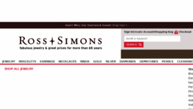 What Ross-simons.com website looked like in 2018 (5 years ago)