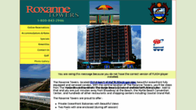 What Roxannetowers.com website looked like in 2018 (5 years ago)