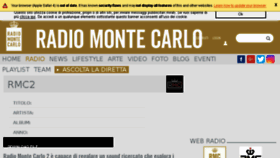 What Radiomontecarlo2.net website looked like in 2018 (5 years ago)