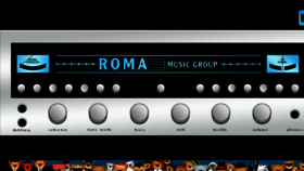 What Romamusicgroup.com website looked like in 2018 (5 years ago)