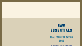 What Rawessentials.co.nz website looked like in 2018 (6 years ago)