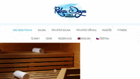 What Relaxdays.cz website looked like in 2018 (5 years ago)