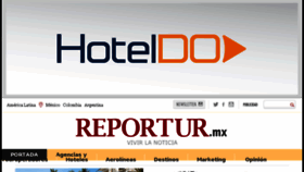 What Reportur.mx website looked like in 2018 (5 years ago)
