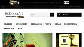 What Redecorart.com website looked like in 2018 (5 years ago)