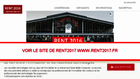 What Rent2016.fr website looked like in 2018 (5 years ago)