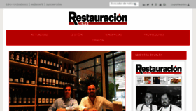 What Restauracionnews.com website looked like in 2018 (5 years ago)